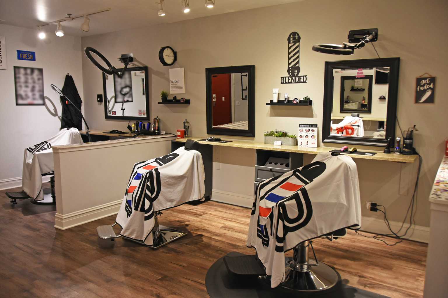 Alex cutting hair